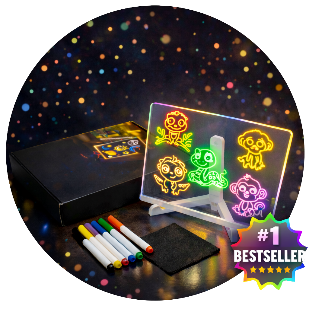 Hikari Kids™ 光るお絵かきボード楽し 創造性を刺激します。